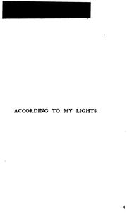 Cover of: According to My Lights