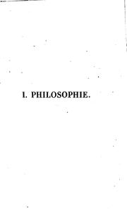 Cover of: Essais de philosophie, de politique et de littérature