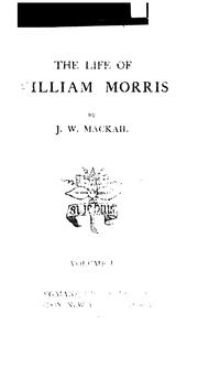 Cover of: The Life of William Morris