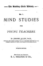 Cover of: Mind Studies for Young Teachers