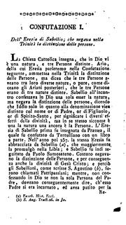 Cover of: Istoria dell'eresie, colle loro confutazioni, opera intitolata trionfo della Chiesa