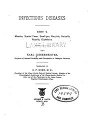 Cover of: Pathology and treatment of the infectious diseases v. 2