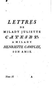 Cover of: Collection complete des oeuvres de madame Riccoboni