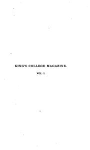 The King's College Magazine by King's College (University of London)