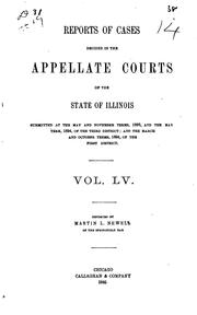 Cover of: Reports of Cases Decided in the Appellate Courts of the State of Illinois