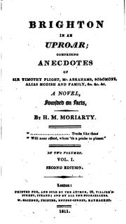 Cover of: Brighton in an uproar by Henrietta Maria Moriarty