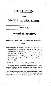 Cover of: Bulletin de la Société de géographie by Société de géographie (France), Société de géographie (France)