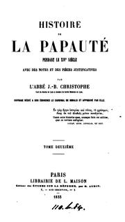 Cover of: Histoire de la papauté pendant le xive siècle