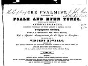 Cover of: The Psalmist: A Collection of Psalm and Hymn Tunes, Suited to All the Varieties of Metrical ...