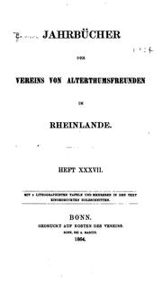 Cover of: Bonner Jahrbücher by Rheinisches Landesmuseum in Bonn