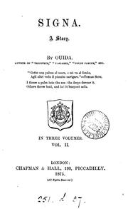 Cover of: Signa, by Ouida