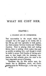 Cover of: What he cost her by James Payn