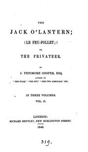 Cover of: The Jack O'Lantern; or, The privateer