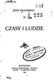 Cover of: Czacy i ludzie