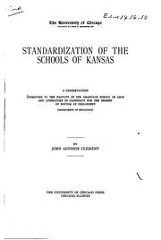 Cover of: Standardization of the Schools in Kansas