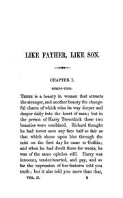 Cover of: Like father, like son, by the author of 'Lost sir Massingberd'.