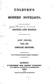 Sayings and Doings: New [i.e. Third] Series .. by Theodore Edward Hook