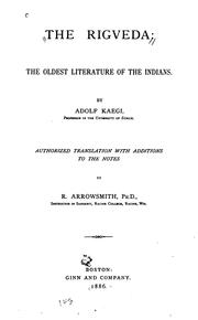 Cover of: The Rigveda: The Oldest Literature of the Indians by Adolf Kaegi