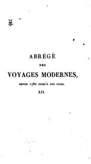 Abrégé des voyages modernes depuis 1780 jusqu'à nos jours: contenant ce qu'il y a de plus .. by Jean Baptiste Benoît Eyriès