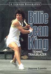 Cover of: Billie Jean King by Joanne Lannin