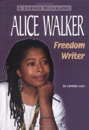 Cover of: Alice Walker: freedom writer