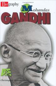Cover of: Mohandas Gandhi (Biography (a & E)) by Christopher Martin