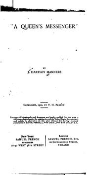 Cover of: "A Queen's Messenger" by J. Hartley Manners