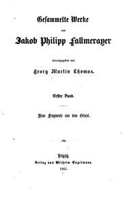 Cover of: Gesammelte Werke v. 3