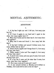 Cover of: The Werner Mental Arithmetic