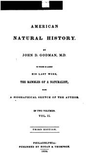 Cover of: American Natural History