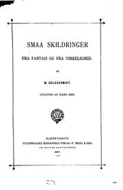 Cover of: Smaa skildringer fra fantasi og fra virkelighed