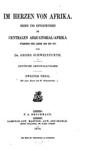 Cover of: Im Herzen von Afrika: Reisen un Entdeckungen im Centralen aequatorial-afrika wahrend der Jahre ...