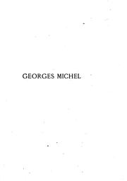 Cover of: Étude sur Georges Michel