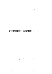 Cover of: Étude sur Georges Michel by Alfred Sensier