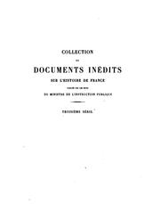 Cover of: Recueil de documents relatifs à l'histoire des monnaies frappées par les rois de France depuis ...