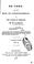 Cover of: De Vere: Or, The Man of Independence