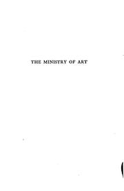 Cover of: The Ministry of Art by Ralph Adams Cram