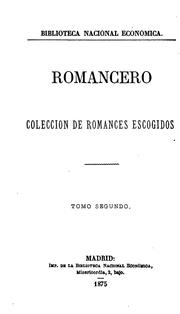 Cover of: Romancero historiado