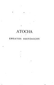 Cover of: Atocha: Ensayos históricos