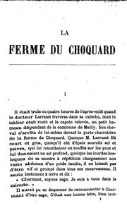 Cover of: La ferme du Choquard
