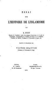 Cover of: Essai sur l'histoire de l'Islamisme by Reinhart Dozy