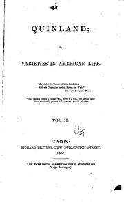 Cover of: Quinland, Or, Varieties in American Life