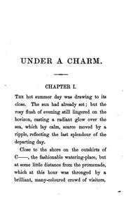 Cover of: Under a charm, from the Germ. of E. Werner by C. Tyrrell | E. Werner