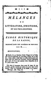 Oeuvres de M. de Voltaire by Voltaire