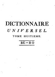 Cover of: Dictionnaire universel des sciences morale, économique, politique et diplomatique; ou ... by Jean Baptiste René Robinet, Jean Baptiste René Robinet