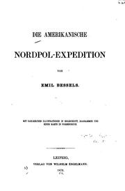 Cover of: Die amerikanische Nordpol-expedition