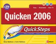 Cover of: Quicken 2006 QuickSteps (Quicksteps) by Bobbi Sandberg, Marty Matthews, Bobbi Sandberg, Marty Matthews