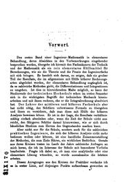 Cover of: Die Ingenieur-mathematik in elementarer Behandlung by Gustav Holzmüller