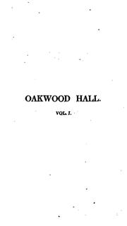Cover of: Oakwood hall: A Novel