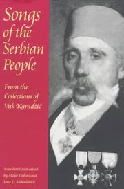 Cover of: Songs of the Serbian People: From the Collections of Vuk Karadzic (Pitt Russian East European)
